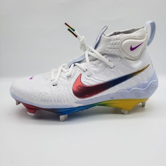 Nike Alpha Huarache Nike Vapor Edge Elite 360 Flyknit "Rainbow Swoosh" Special - Picture 1 of 10